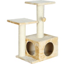 Arbre à chat avec surfaces de couchage, poteaux à gratter et niche pour chat