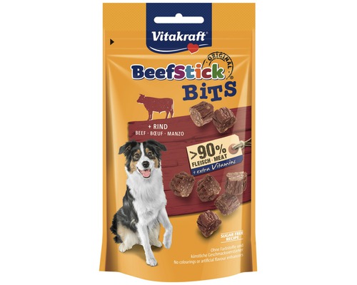 Vitakraft Beef-Stick® Hundesnack Salami -Bits, 40 g Vitakraft Beefstick Bits Hundesnack Verpackung