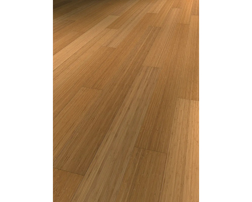 Bambusparkettboden verlegt