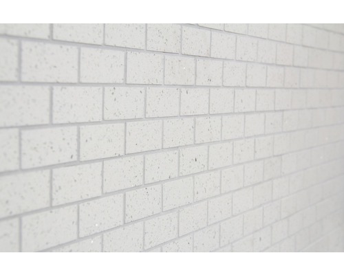 Gros plan d''un mur avec des plaquettes de parement blanches