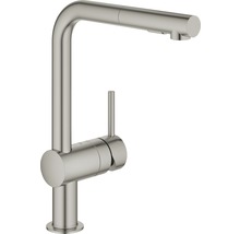 Küchenarmatur mit hohem Auslauf und Hebel