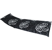 Liegenauflage mit Blumenmuster