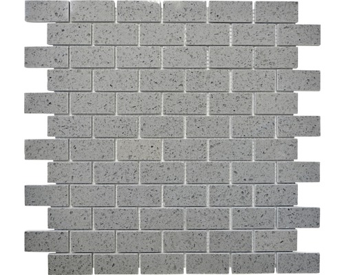 Mosaïque en résine synthétique XCM ASMB3 gris Mosaïque aspect brique pour mur et sol