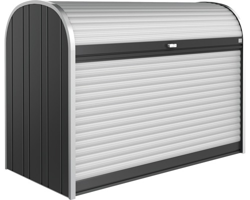 Mülltonnenbox biohort StoreMax 190, 190x97x136 cm dunkelgrau-metallic