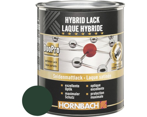 HORNBACH Buntlack Hybridlack Möbellack seidenmatt RAL 6005 moosgrün 750 ml