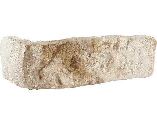 Verblendstein Ecke Klimex Milano Sahara creme Eckriemchen aus Naturstein
