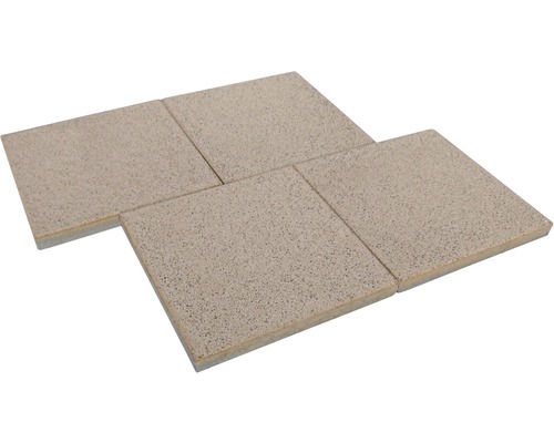 Beton Terrassenplatte iStone Starter braun 40 x 40 x 4 cm Mehrere Betonplatten für den Aussenbereich
