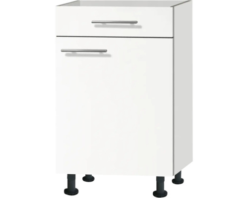 Meuble bas avec tiroir et pieds