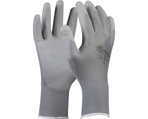 Gebol Gants de travail Micro Flex gris taille 10