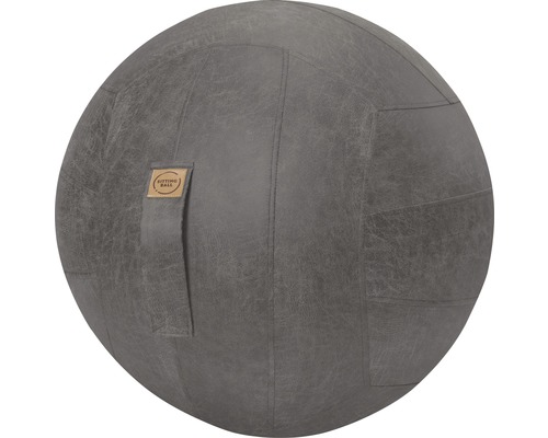 Ballon-siège ballon de gymnastique Sitting Ball à gonfler avec une pompe Frankie anthracite Ø 65 cm