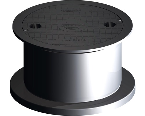 Schachtabdeckung aus Kunststoff mit maximaler Belastbarkeit von 200 Kilogramm