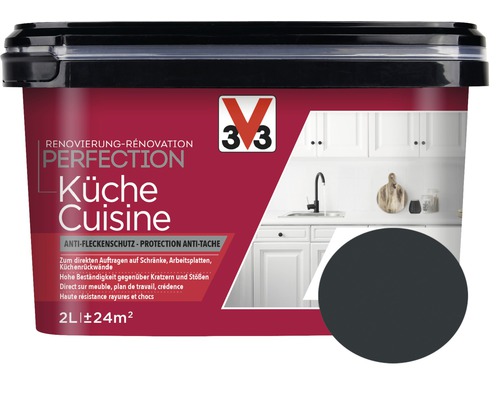 Rénovation Perfection cuisine noir quartz 2 l