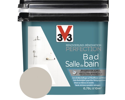 Rénovation Perfection salle de bains rosé 750 ml V33 Peinture de rénovation Perfection Salle de bain, protection imperméable