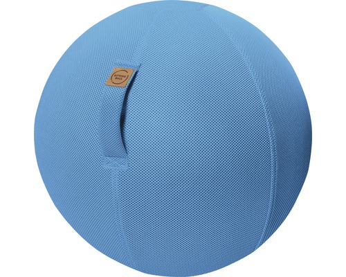 Ballon-siège ballon de gymnastique Sitting Ball à gonfler avec une pompe Mesh pétrole Ø 65 cm