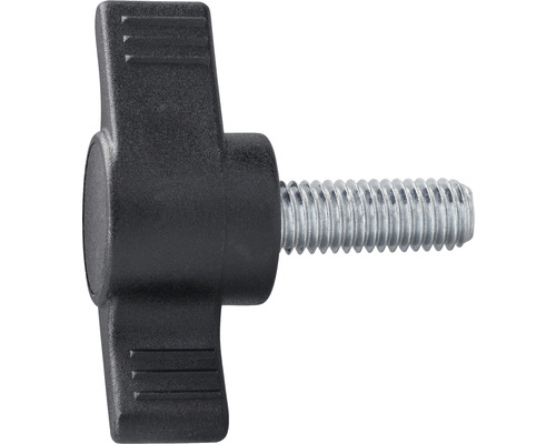 Vis moletée avec filetage