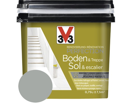 Renovierung V33 Perfection Boden und Treppe titan 750 ml