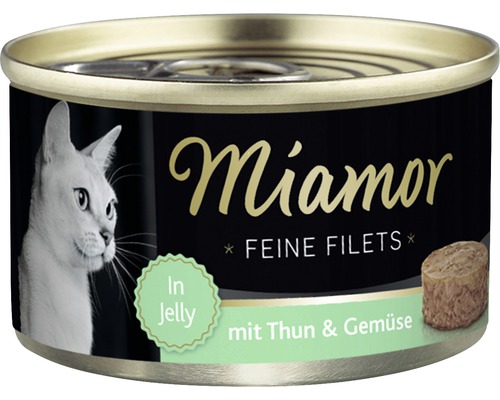 Katzenfutter Miamor Feine Filets Thunfisch und Gemüse 100 g Miamor Feine Filets Katzennahrung mit Thunfisch und Gemüse in Gelee