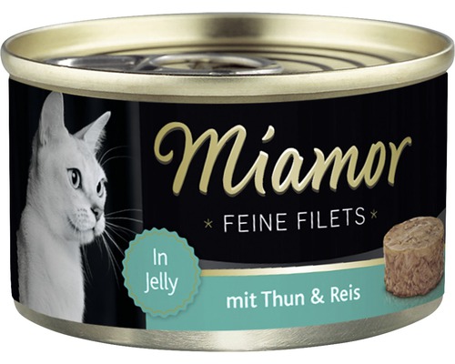 Nourriture pour chats Miamor thon & riz 100 g Miamor Filets fins aliments pour chats au thon et au riz en gelée