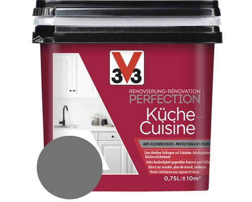 Renovierung V33 Perfection Küche schiefer 750 ml V33 Küchenfarbe im Eimer