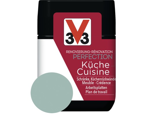 Rénovation Perfection cuisine agate 75 ml V33 Peinture de rénovation cuisine pour armoires, crédences et plans de travail