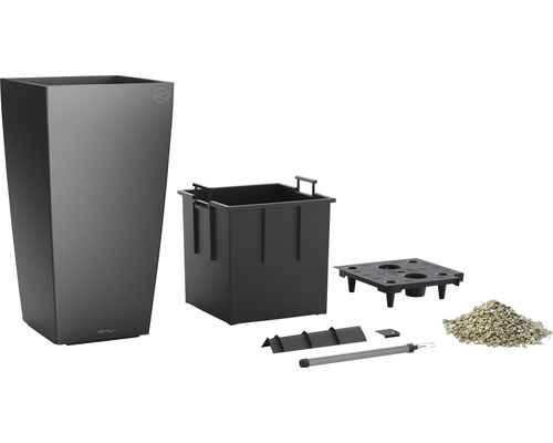 Pot de fleurs avec système d''irrigation et accessoires