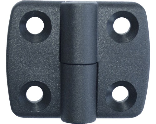 Charnière droite, plastique 30x30mm 20 pièces Charnière en plastique avec quatre trous de fixation