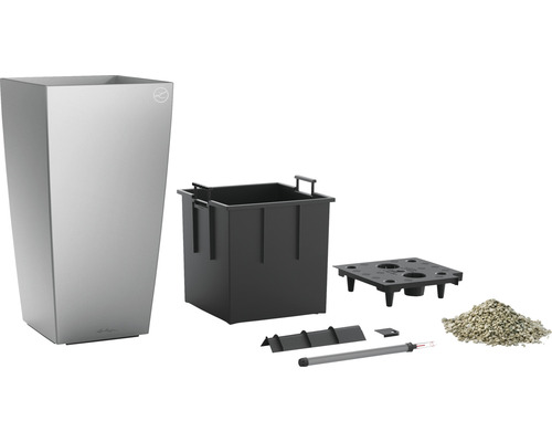 Pot de fleurs avec système d''irrigation et accessoires