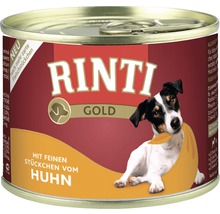 Hundefutter nass RINTI Gold Huhn 185 g-thumb-0