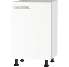 Küchenunterschrank mit Tür, Griff und Füssen