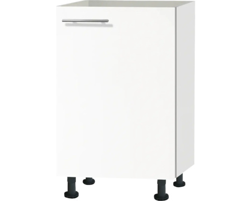 Küchenunterschrank mit Tür, Griff und Füssen