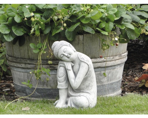 Gartenfigur Buddha schlafend 25x23x37 cm