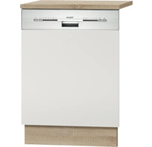 Lave-vaisselle Exquisit avec panneau de commande et éléments en bois