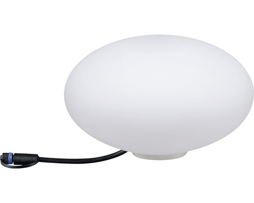 Objet lumineux Plug & Shine IP67 2,8W 160 lm 3000 K blanc chaud hxØ 166x280 mm Stone blanc 230/24 V