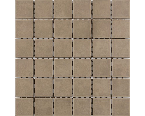 Mosaïque en céramique pour la douche R10B cappuccino émaillé 30x30 cm