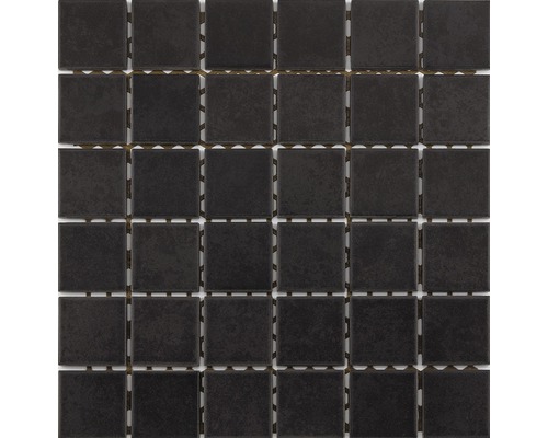 Mosaïque en céramique pour la douche R10B anthracite émaillé 30x30 cm