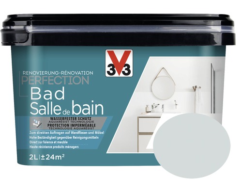 Renovierung V33 Perfection Bad grau 2 l