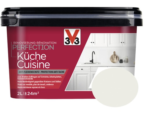 Renovierung V33 Perfection Küche baumwolle 2 l Farbe für Küchenrenovierung im 2 Liter Eimer