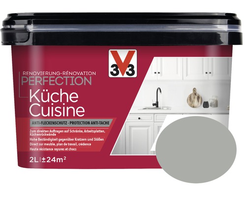 Rénovation Perfection cuisine gris inox 2 l