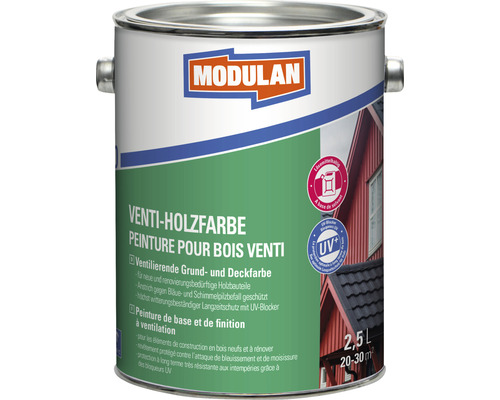 Peinture pour bois Modulan Venti en bidon de 2,5 litres