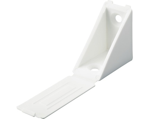 Universal-Eckverbinder, weiss 31x31x24 mm, 20 Stück Kunststoffwinkel mit Klappmechanismus