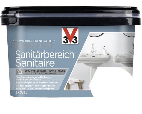 Renovierung V33 Perfection Sanitärbereich weiss 1 l