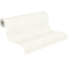 Tapetenrolle mit geometrischem Muster für die Wandgestaltung