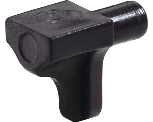 Bodenträger mit Zapfen, braun 5 mm, 200 Stück Regalbodenhalterung aus Kunststoff