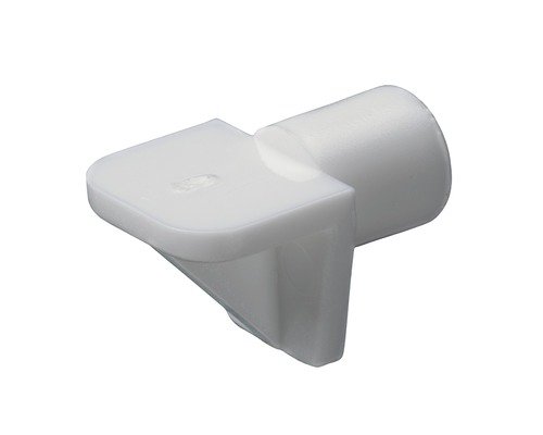 Plancher avec tenon, blanc 7 mm, 200 pièces Support d''étagère unique blanc pour la fixation d''étagères