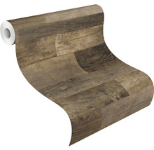 Tapetenrolle mit Holzplankenmuster