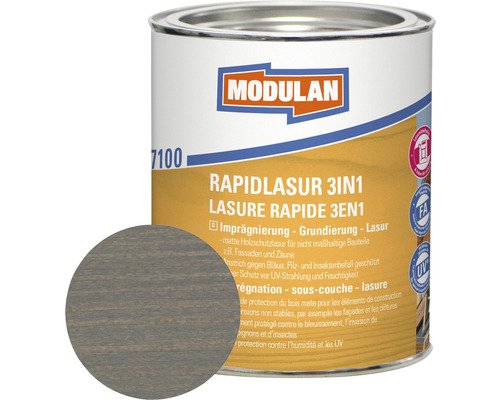 MODULAN Rapidlasur 3in1 FS hellgrau 750 ml-0