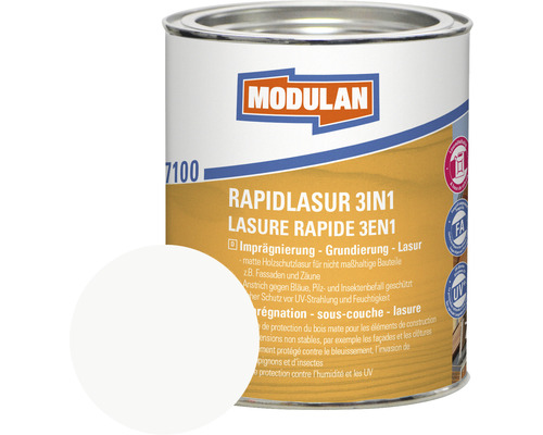 Lasure express MODULAN 3en1 résistante au gel incolore 750 ml