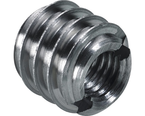 Manchon rotatif en acier à filetage M8/12 mm, 50 pièces Insert fileté en métal