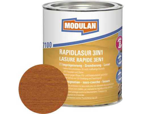 MODULAN Rapidlasur 3in1 FS teak 750 ml