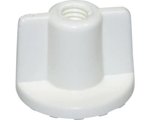 Écrou papillon pour couvercle de WC M6 24x17.5 mm Écrou à oreilles en plastique